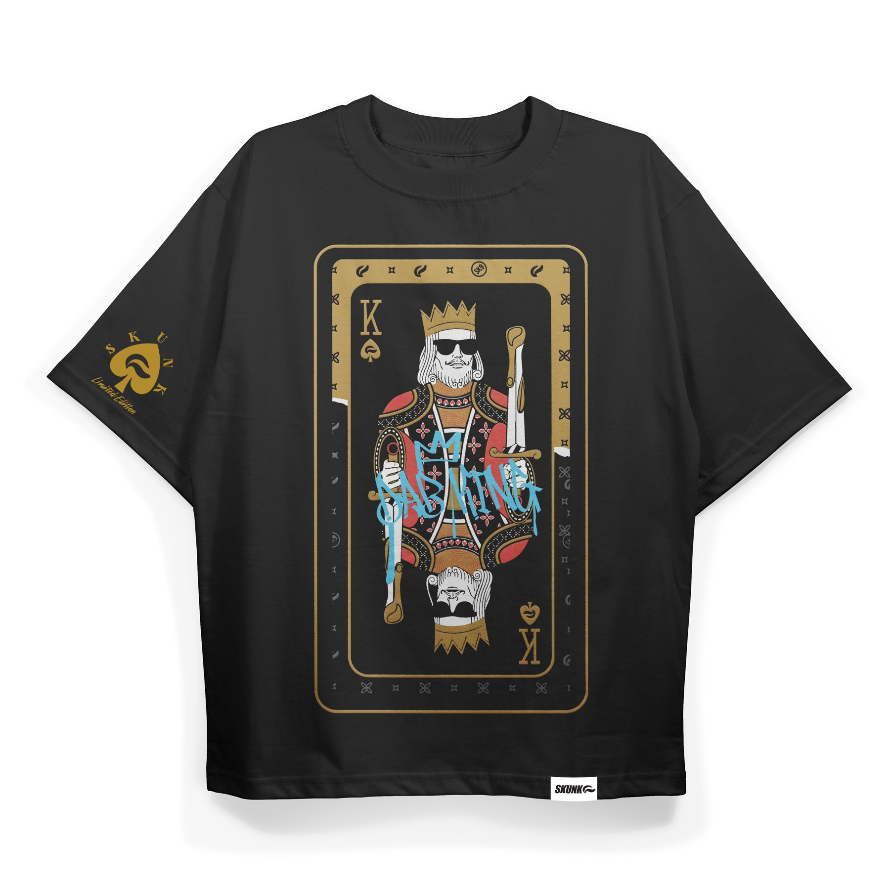 Dab King Black - Oversized Tee