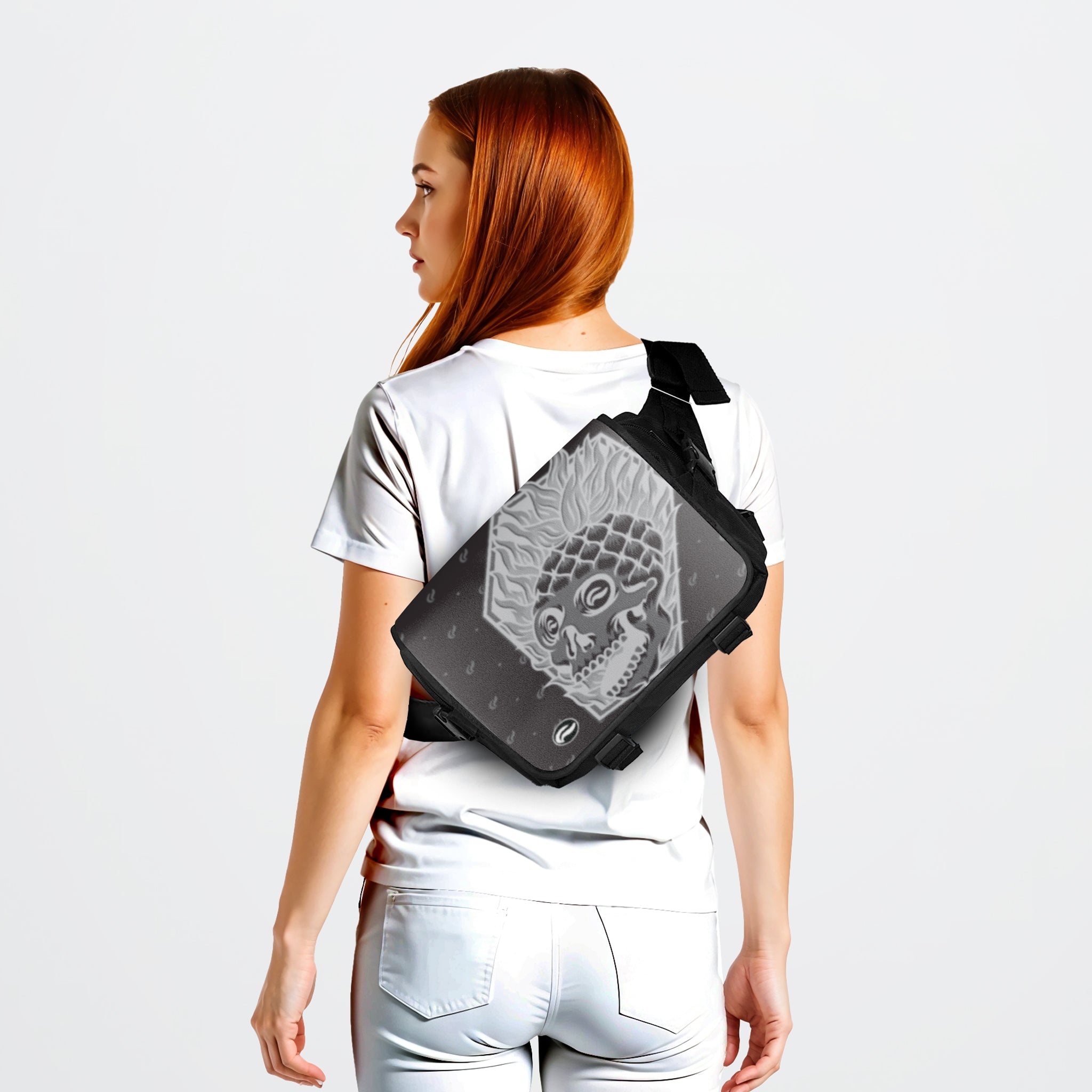 Pineapple Skull Black - Faceoff® Sling
