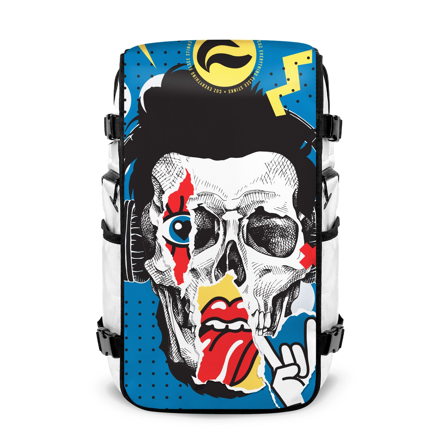 Pop Culture Skull - Faceoff® White