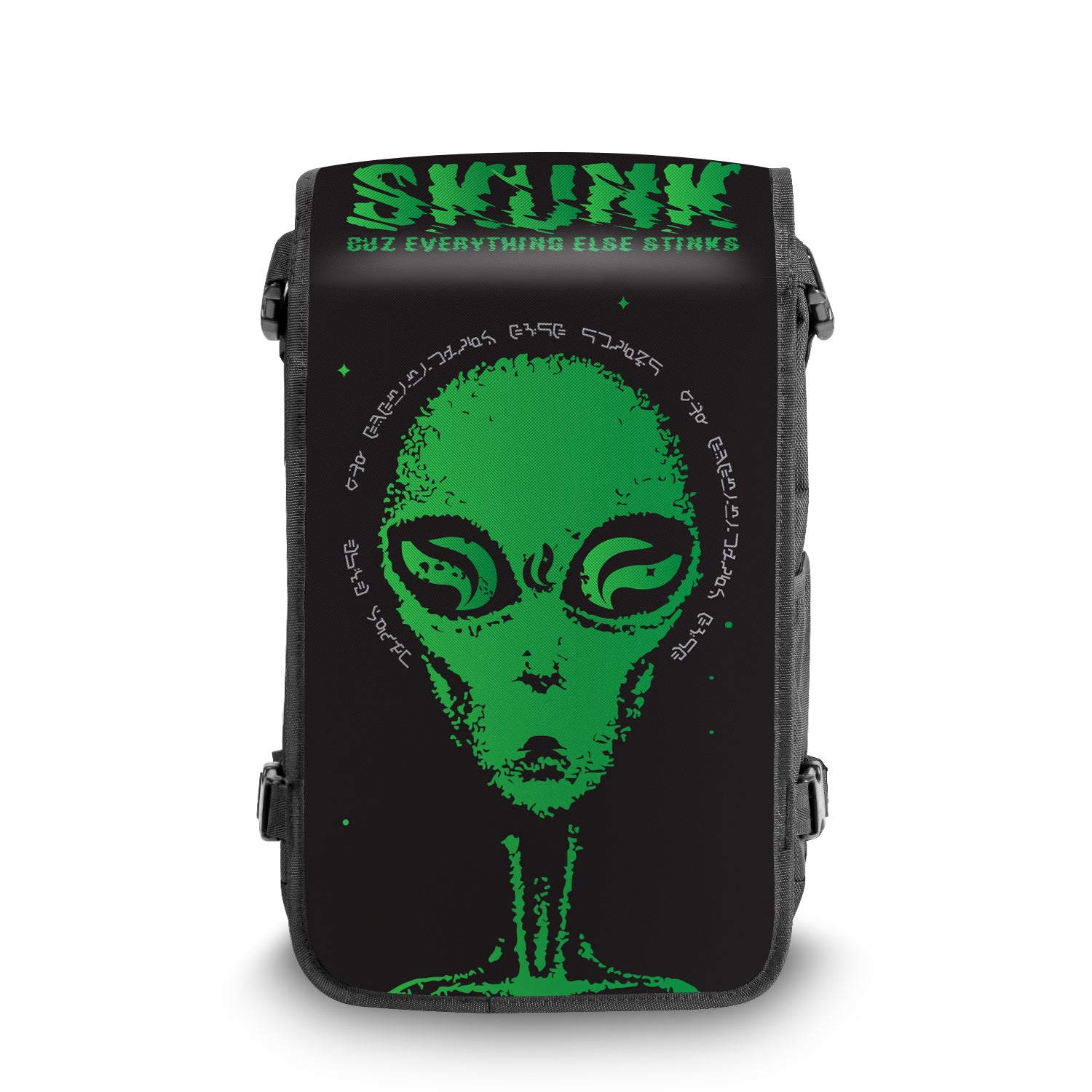 Green on sale alien backpack