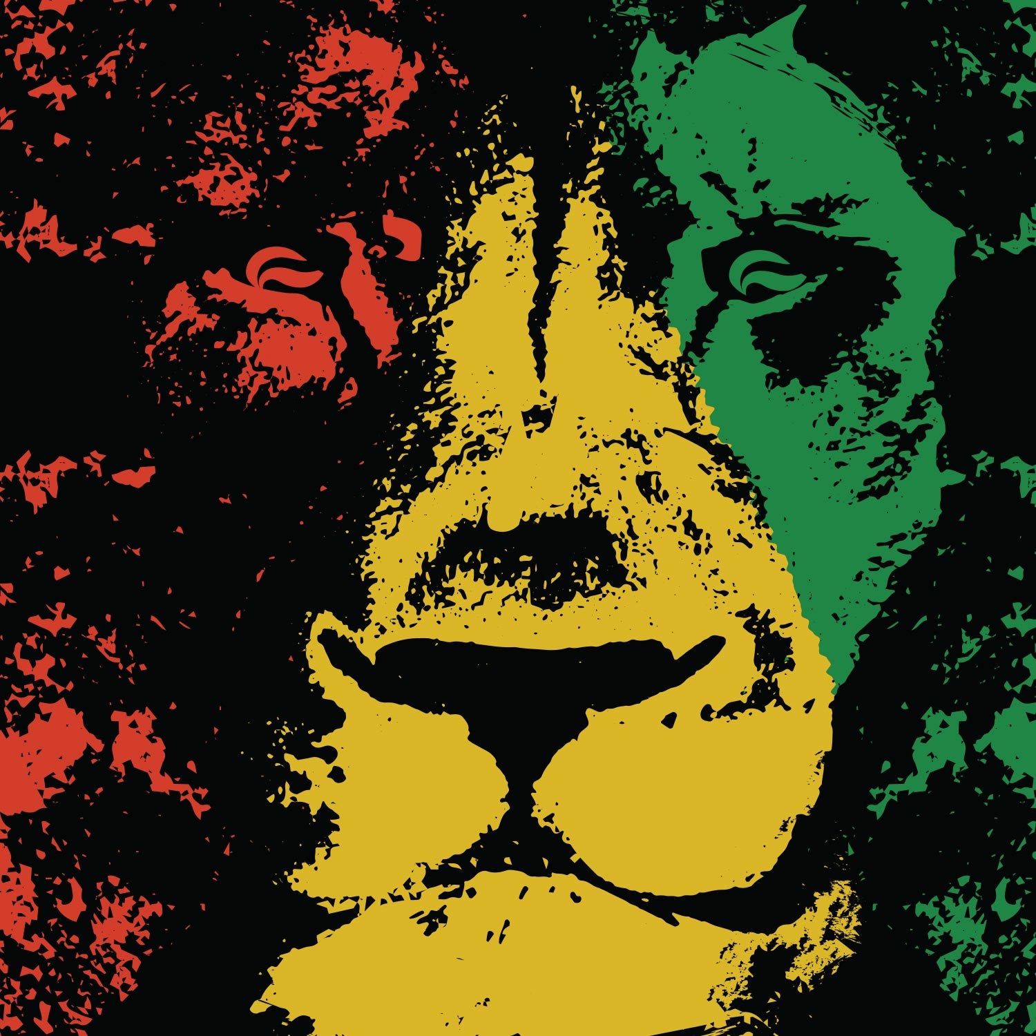 Rasta Lion - Faceoff® Medium