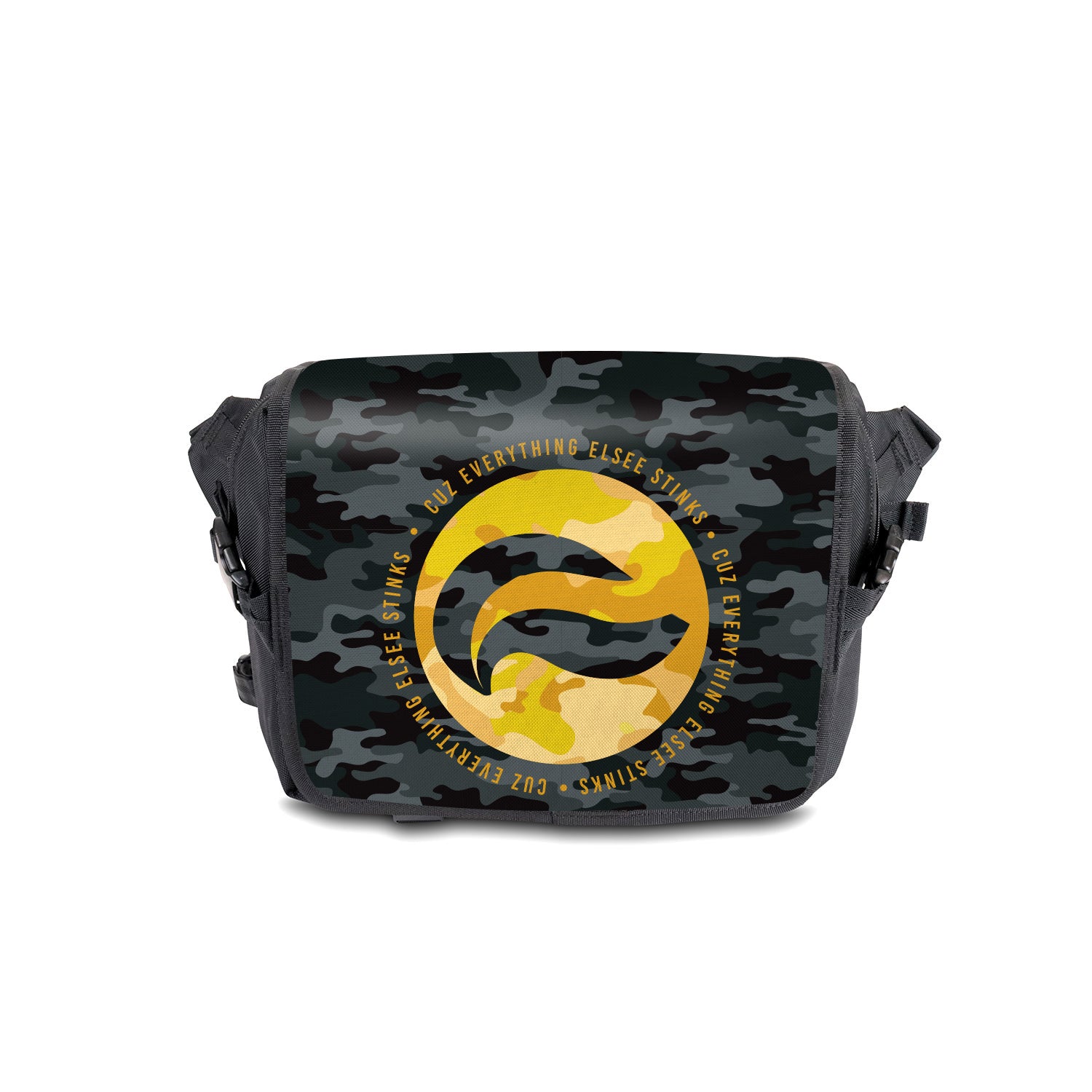 Gray Camo - Faceoff® Messenger Face