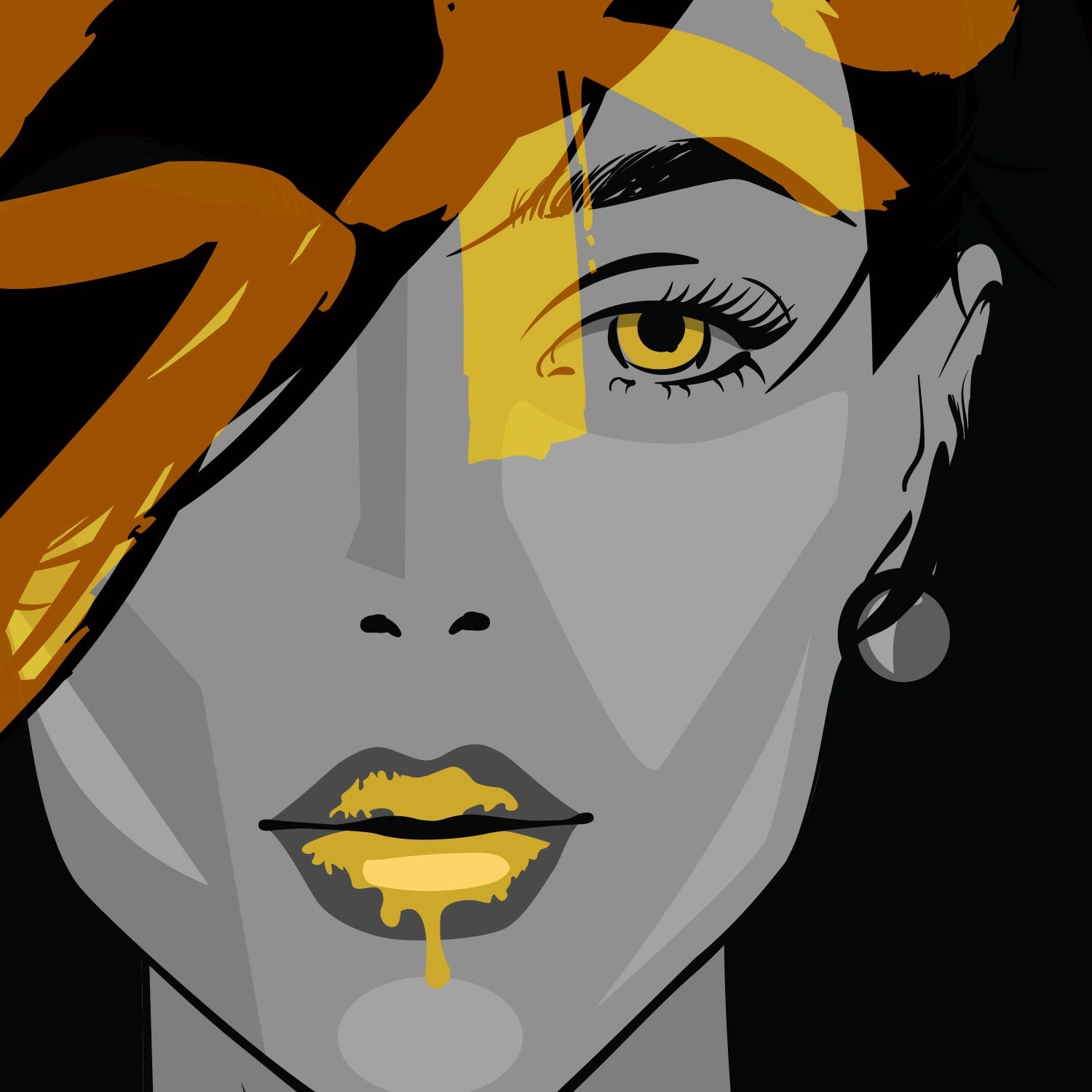 Kiss - Faceoff® Messenger Face