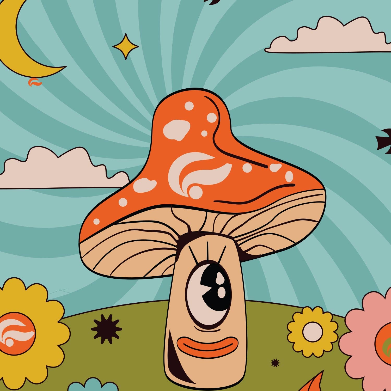 Mushroom L - Faceoff® Messenger