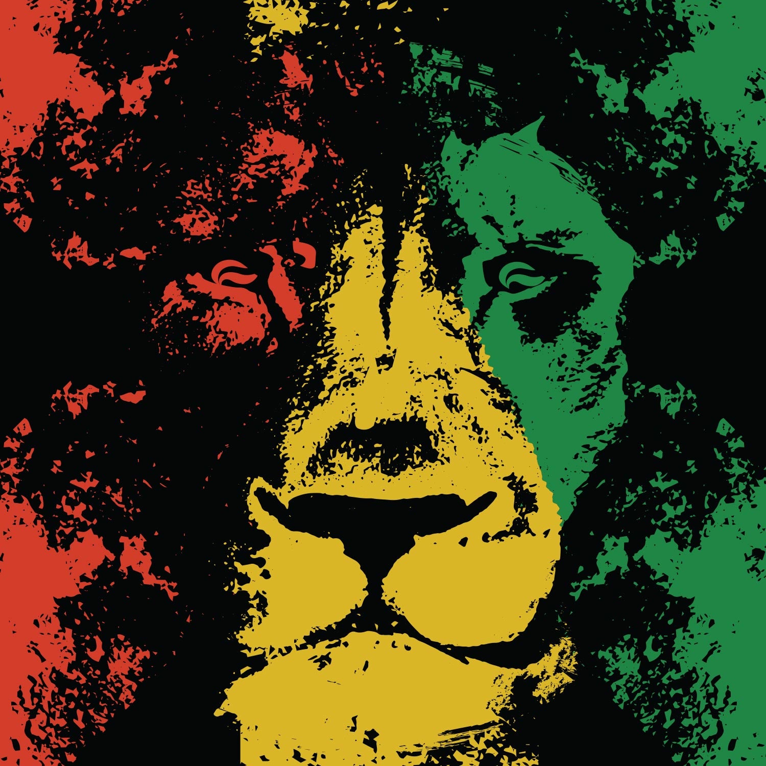 Rasta Lion L - Faceoff® Messenger