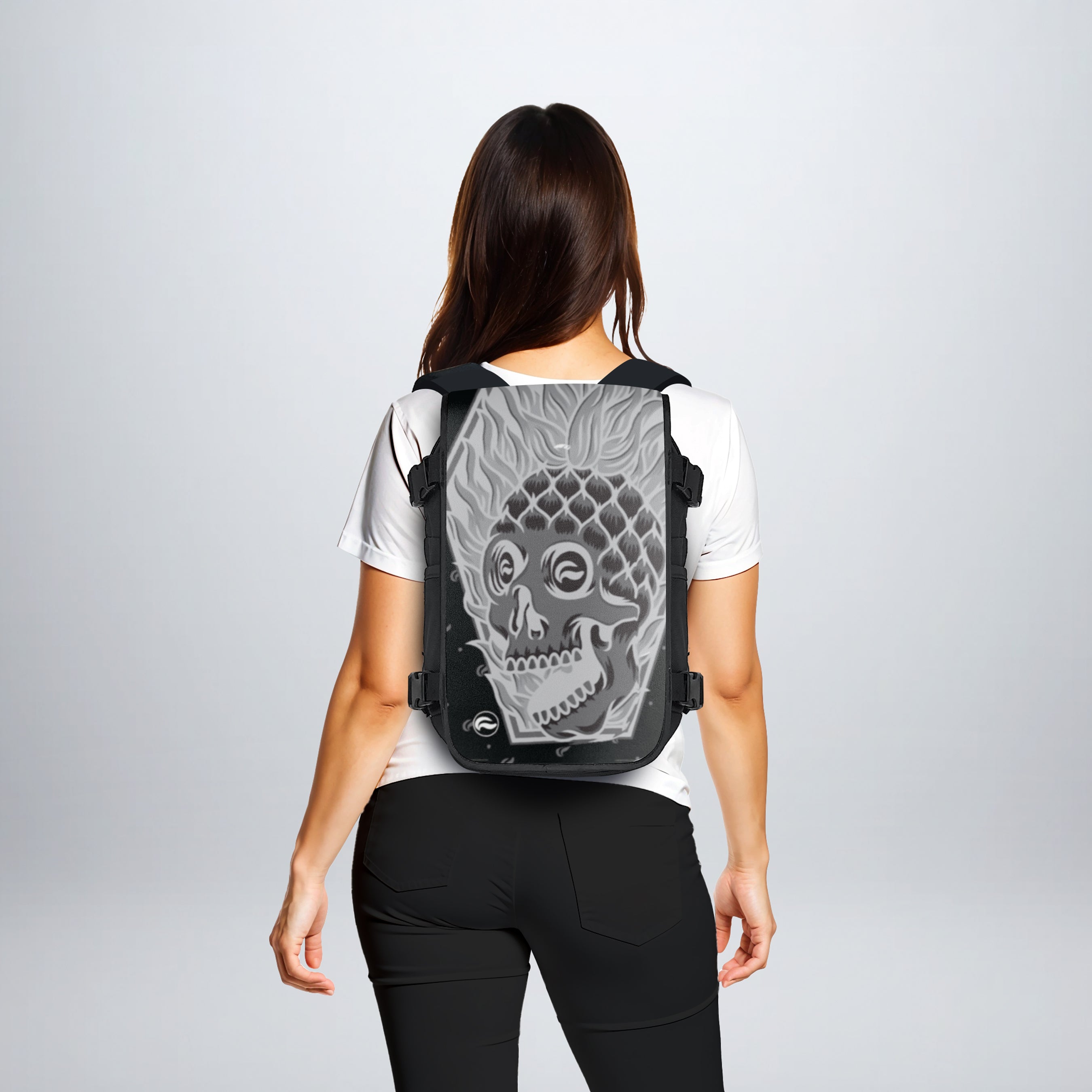 Pineapple Skull Black - Faceoff® Small