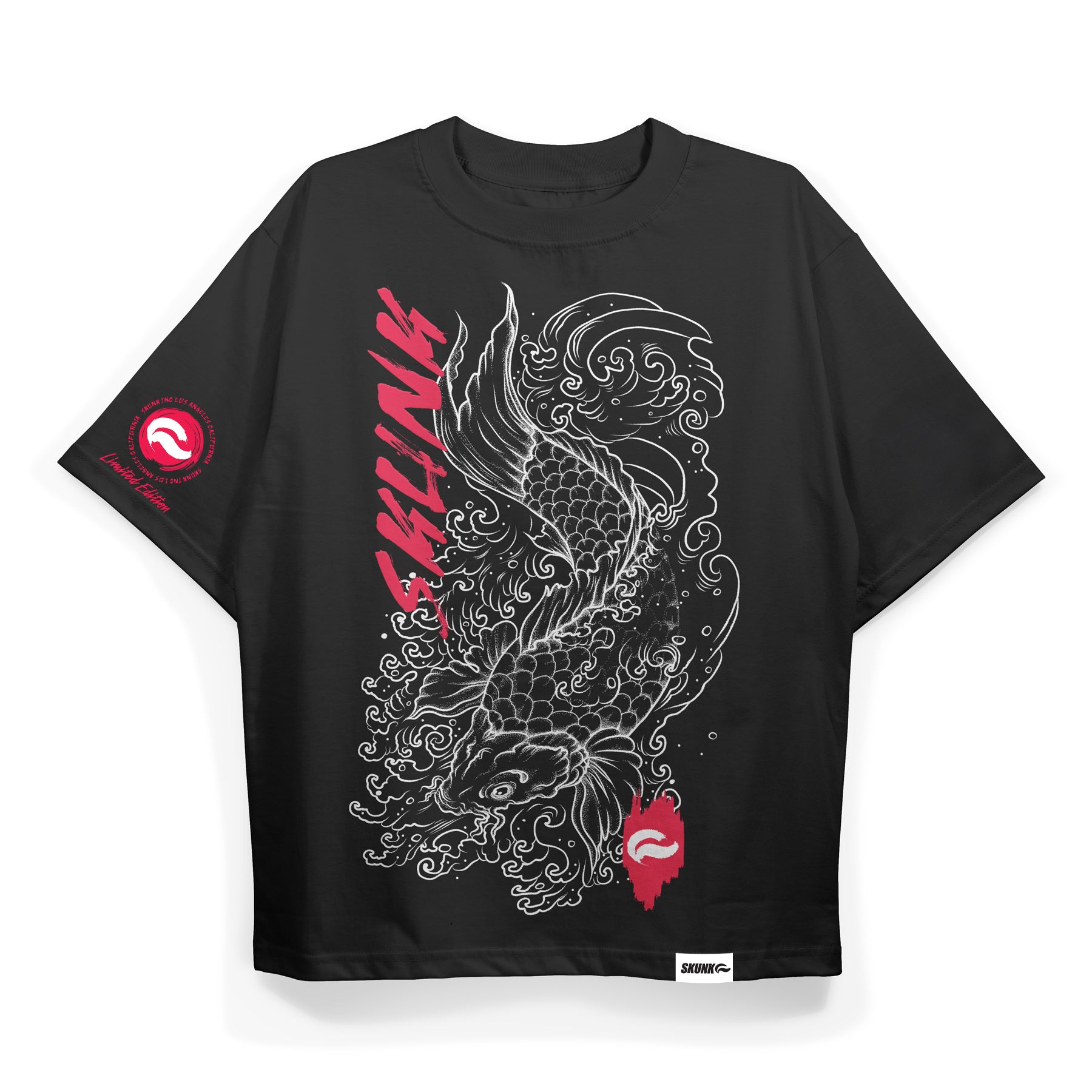 Koi Black - Oversized Tee