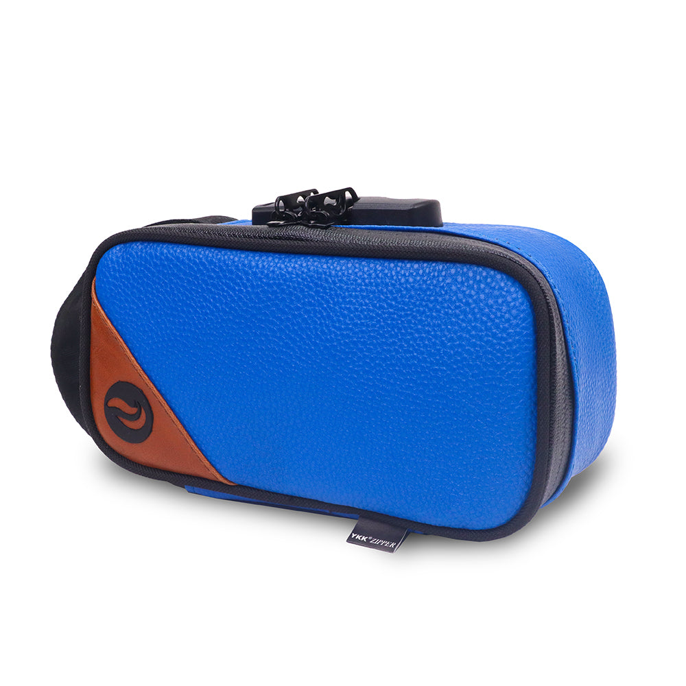 Sidekick S - Navy Blue Leather W/Brown