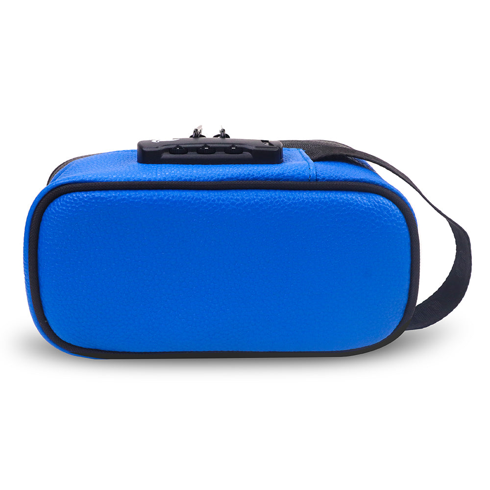 Sidekick S - Navy Blue Leather W/Brown
