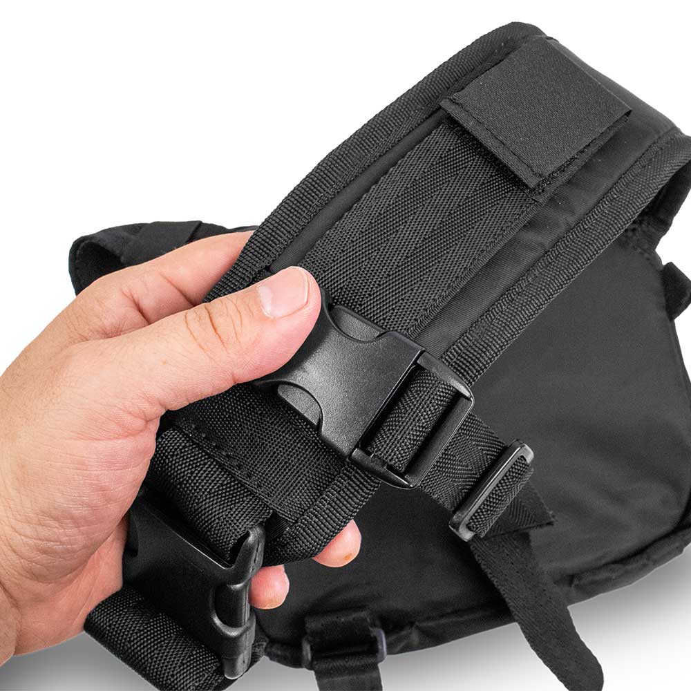 Skunk Bags Kross smell proof cross body bag Elegant Black strap view