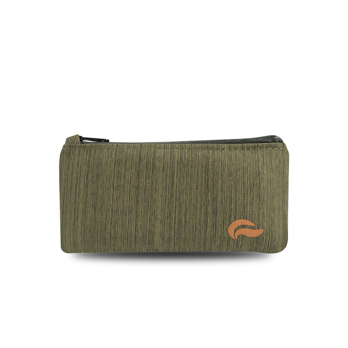 7" Zip Pouch - Green Oxford