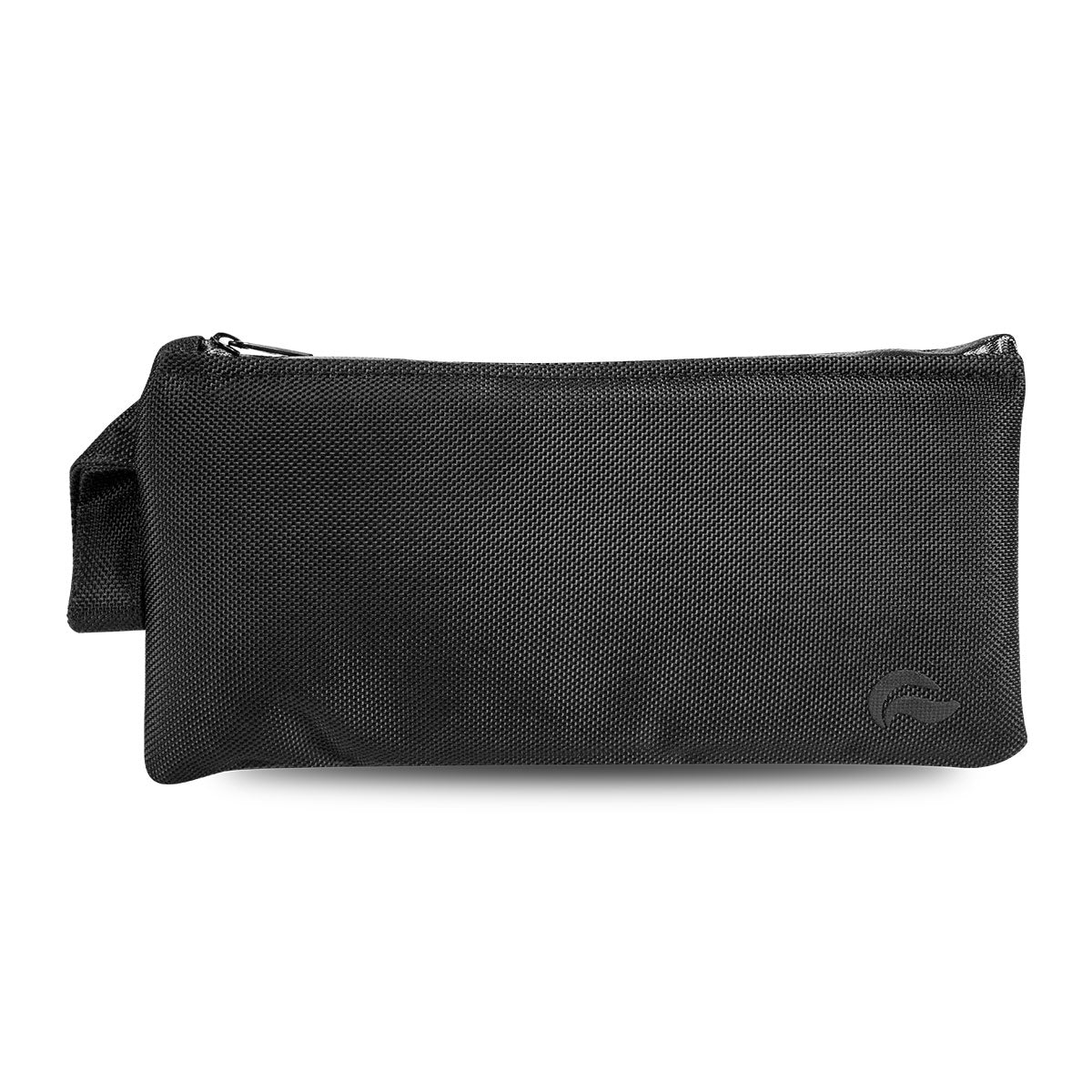 9" Zip Pouch - Black Canvas