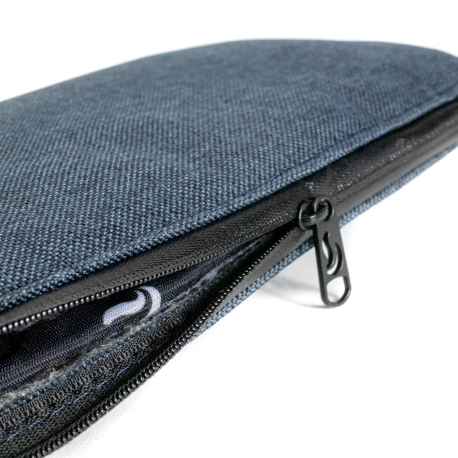 9" Zip Pouch - Denim Oxford