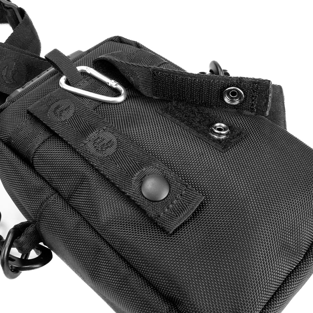 Slide W/Lock - Black Canvas