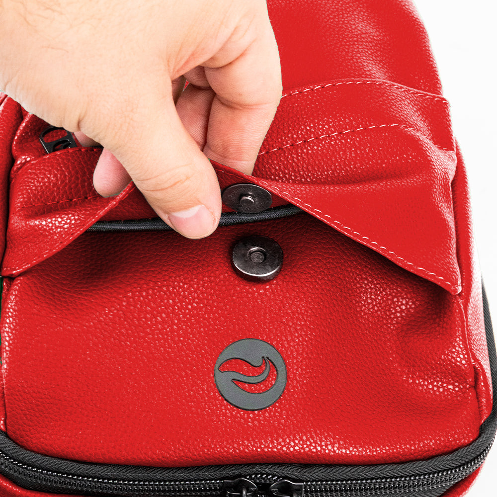 Uno - Red Faux Leather