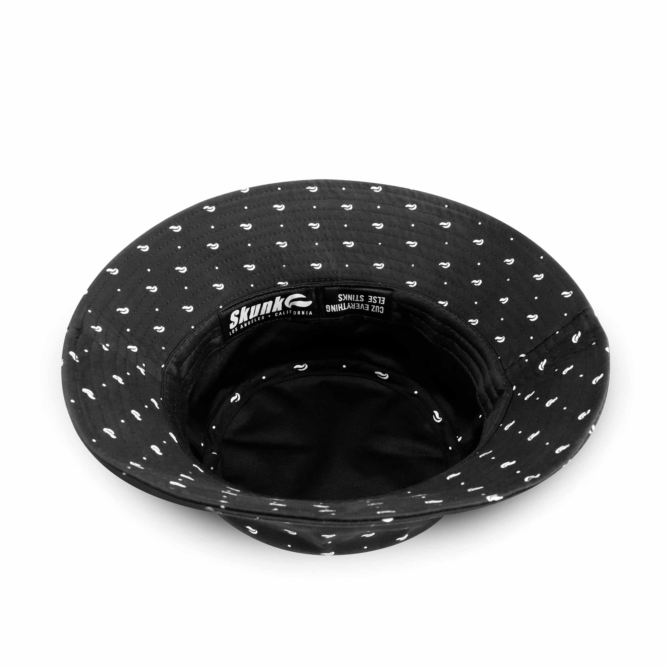 Bucket Hat - Black W/Pattern