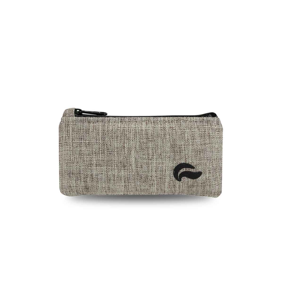 6" Zip Pouch - Khaki Oxford