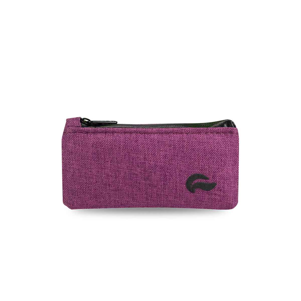6" Zip Pouch - Lavender Oxford