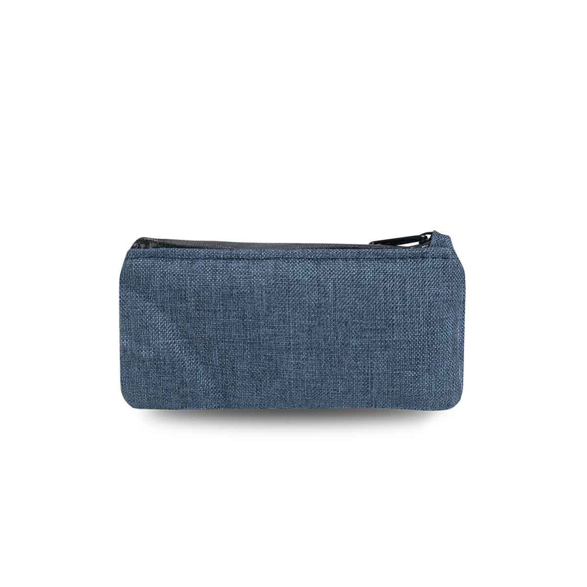 6" Zip Pouch - Denim Oxford