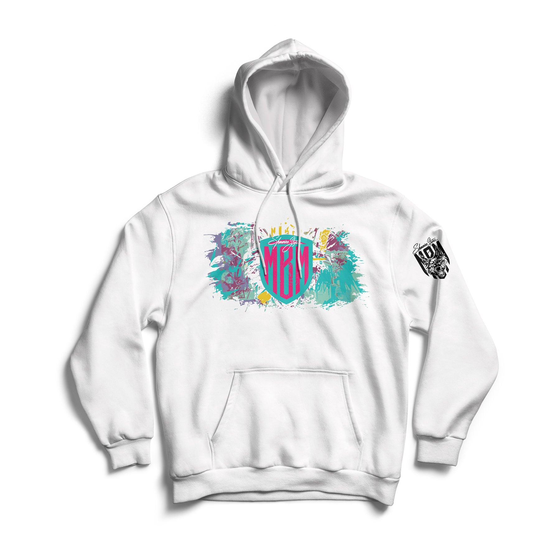 MBM Stay Wild (White)- Premium Hoodie
