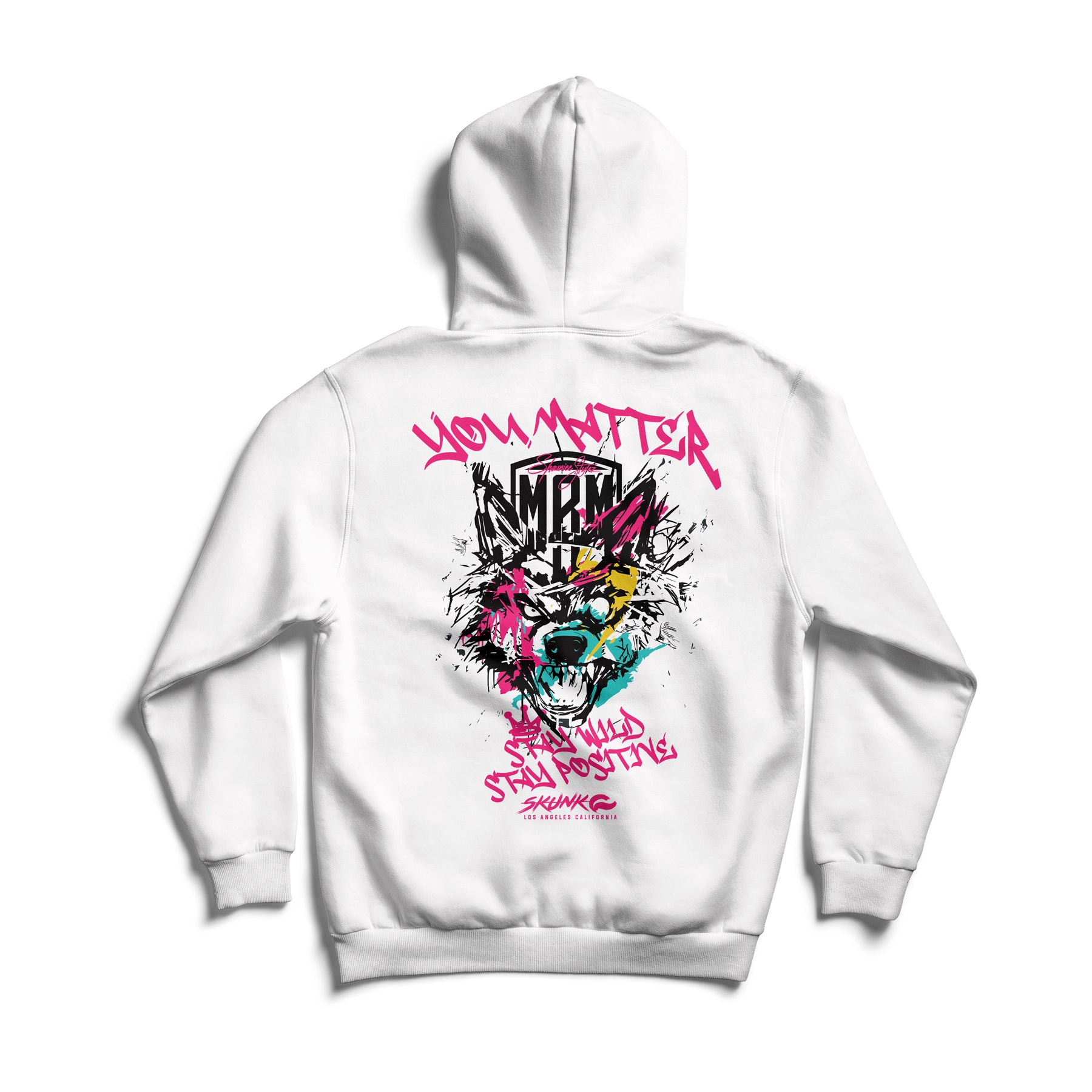 MBM Stay Wild (White)- Premium Hoodie