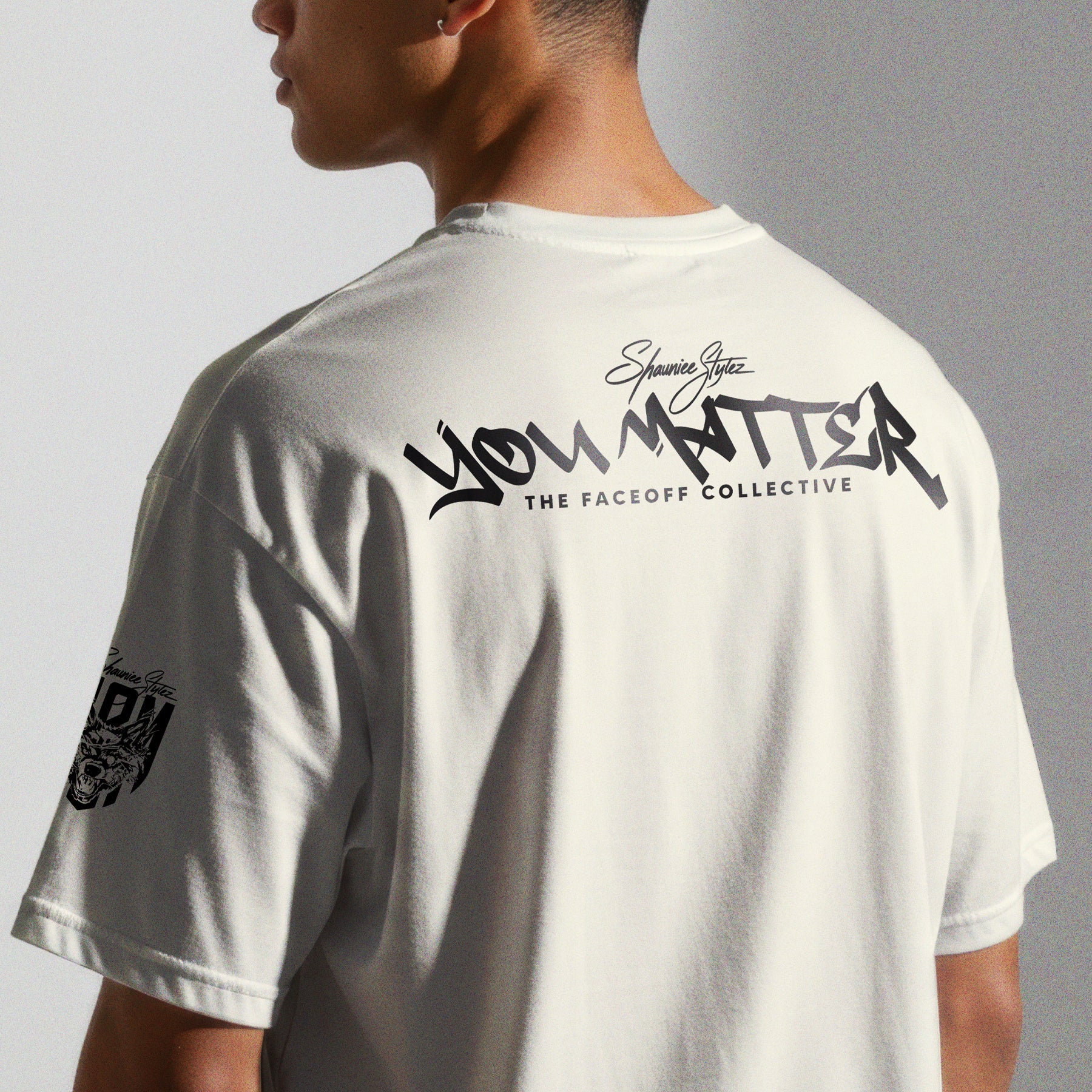 MBM Stay Wild (White)- Oversized Tee