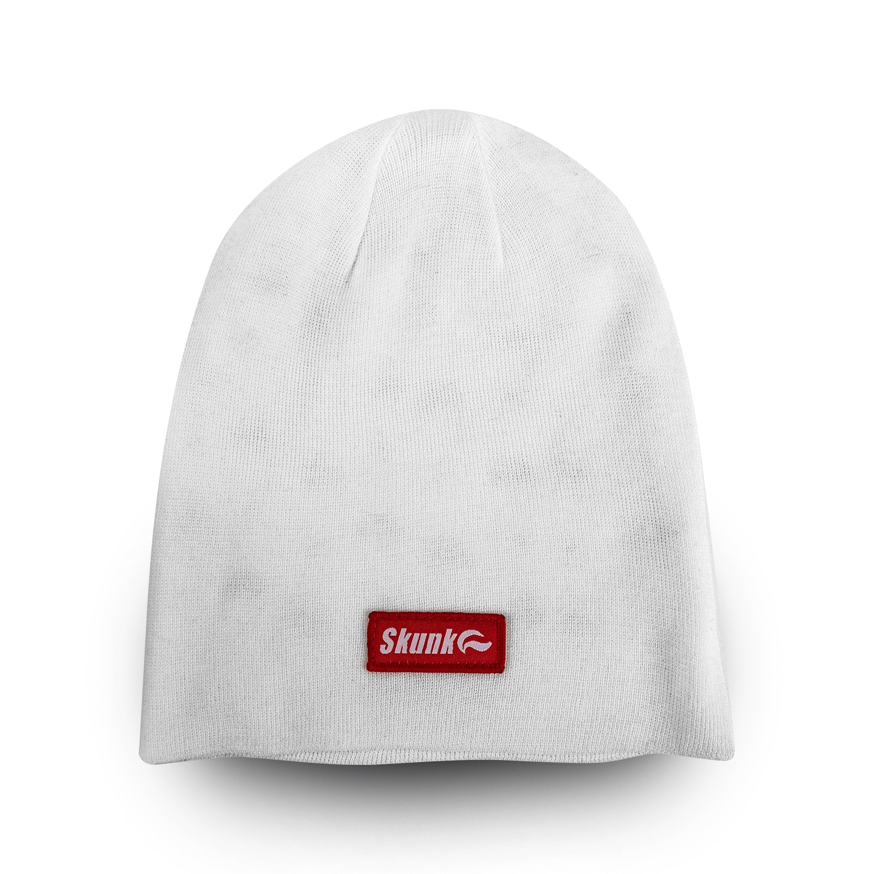 Uncuffed Beanie - White