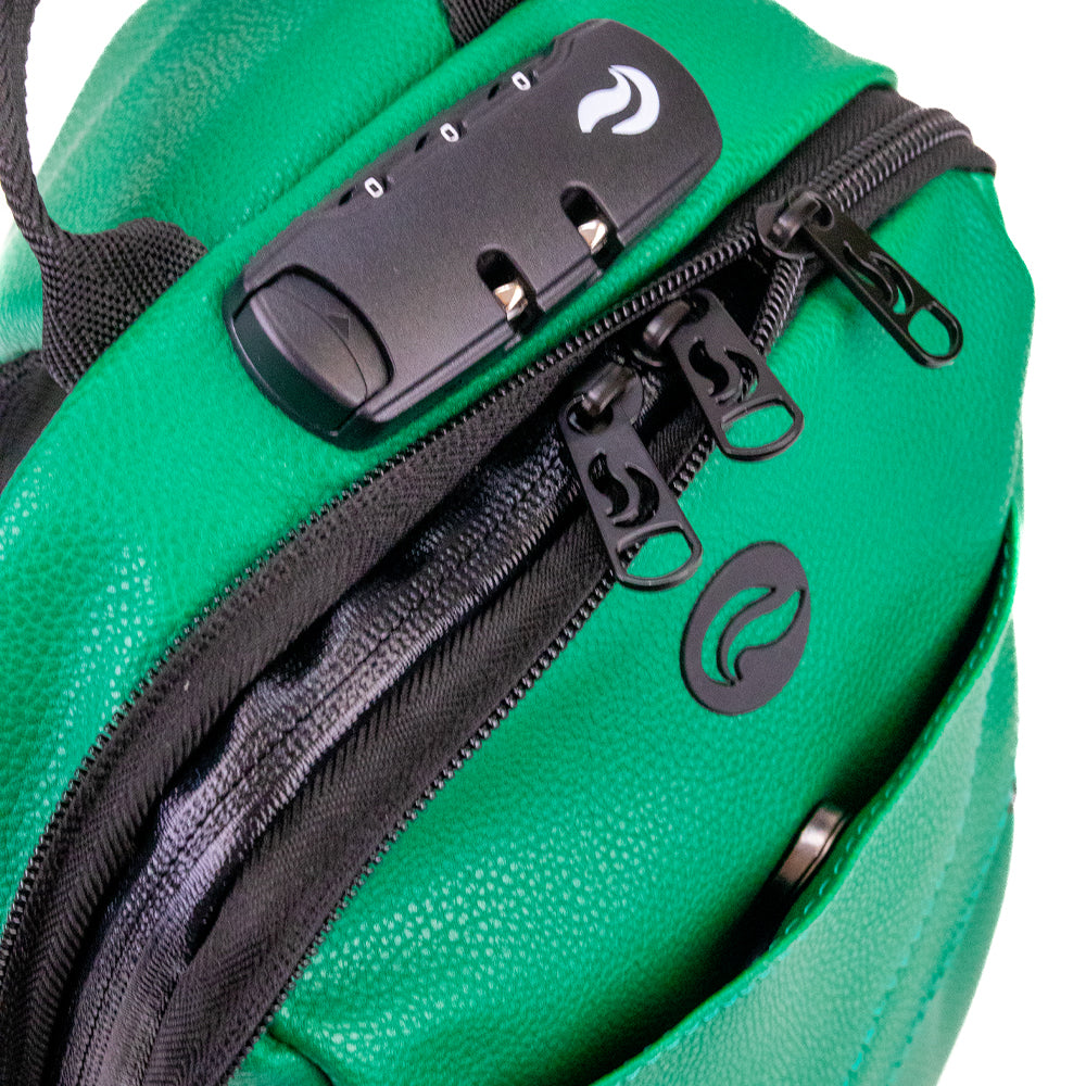 Uno - Green Faux Leather