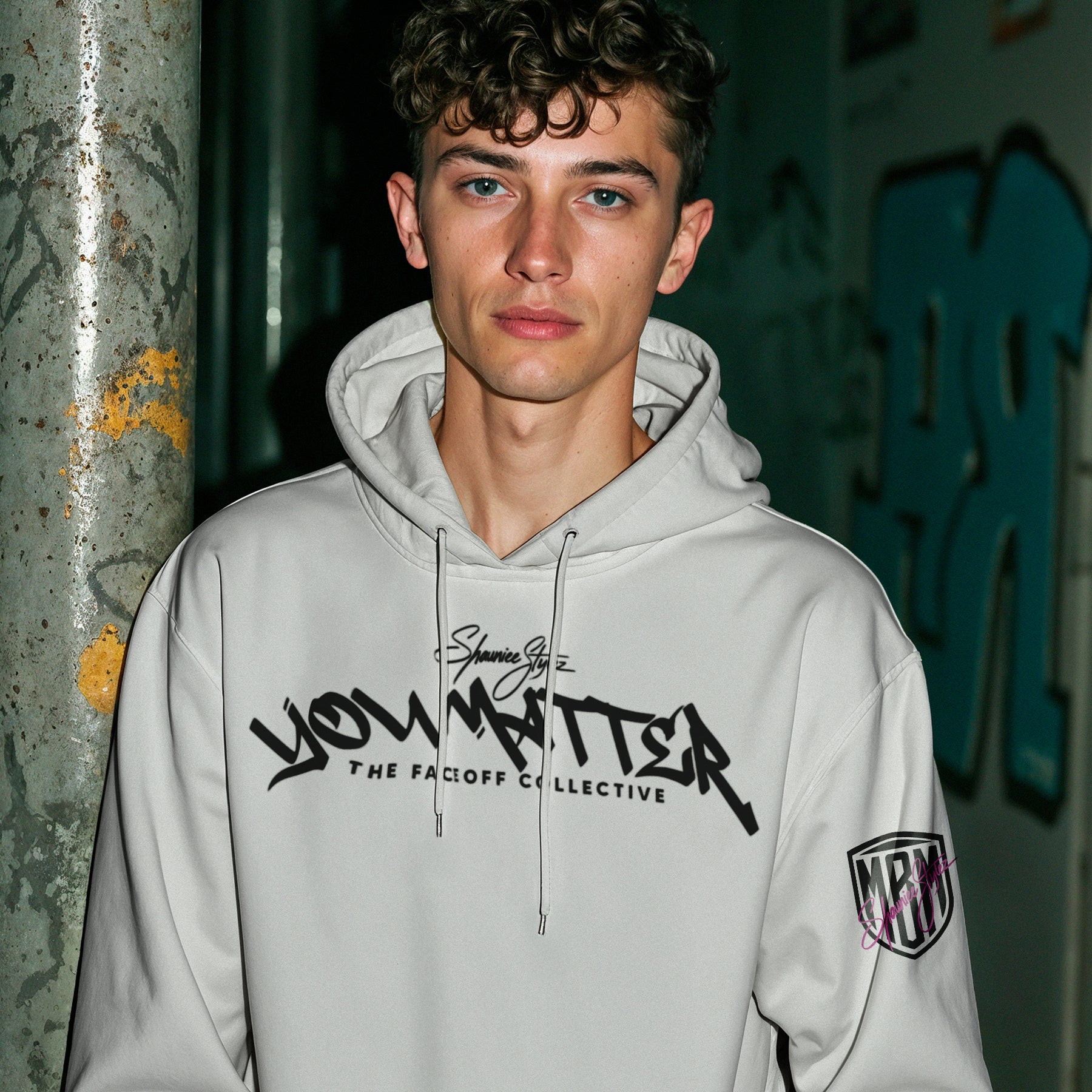 MBM You Matter (White)- Premium Hoodie