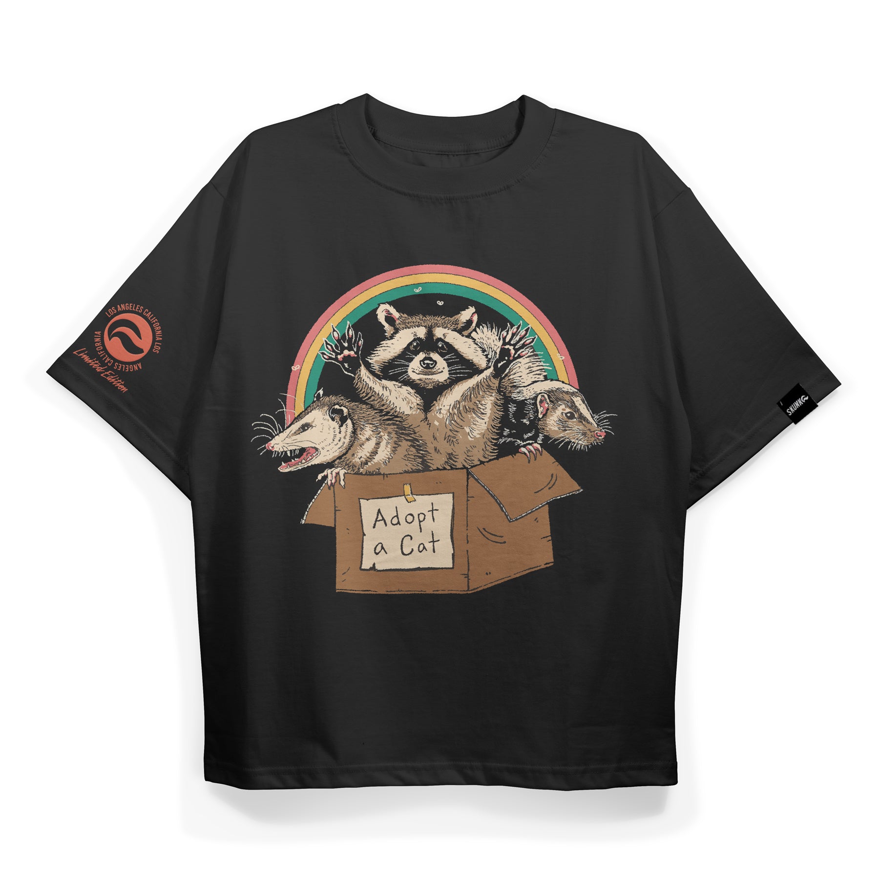Adopt A Cat - Oversized Tee
