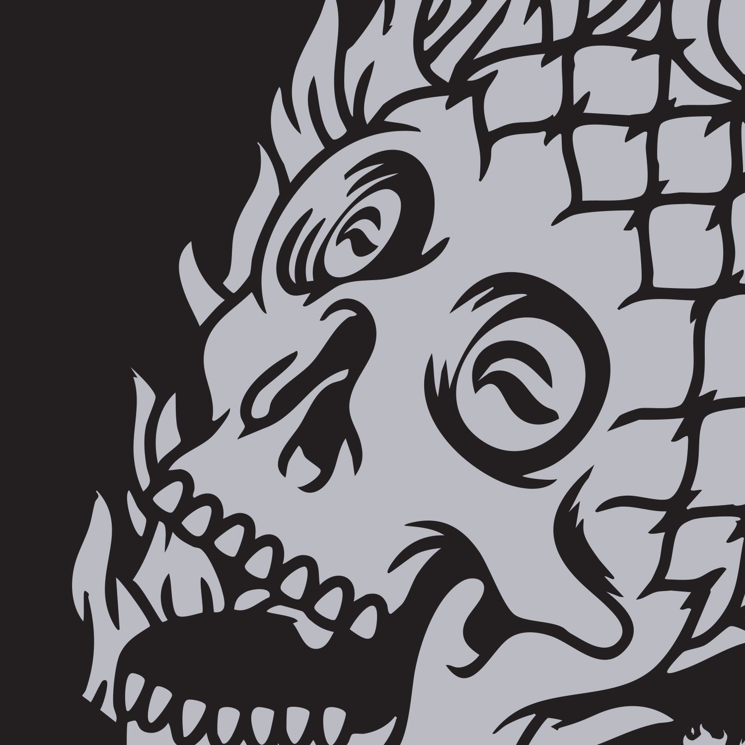 Pineapple Skull Black - Faceoff® Sling