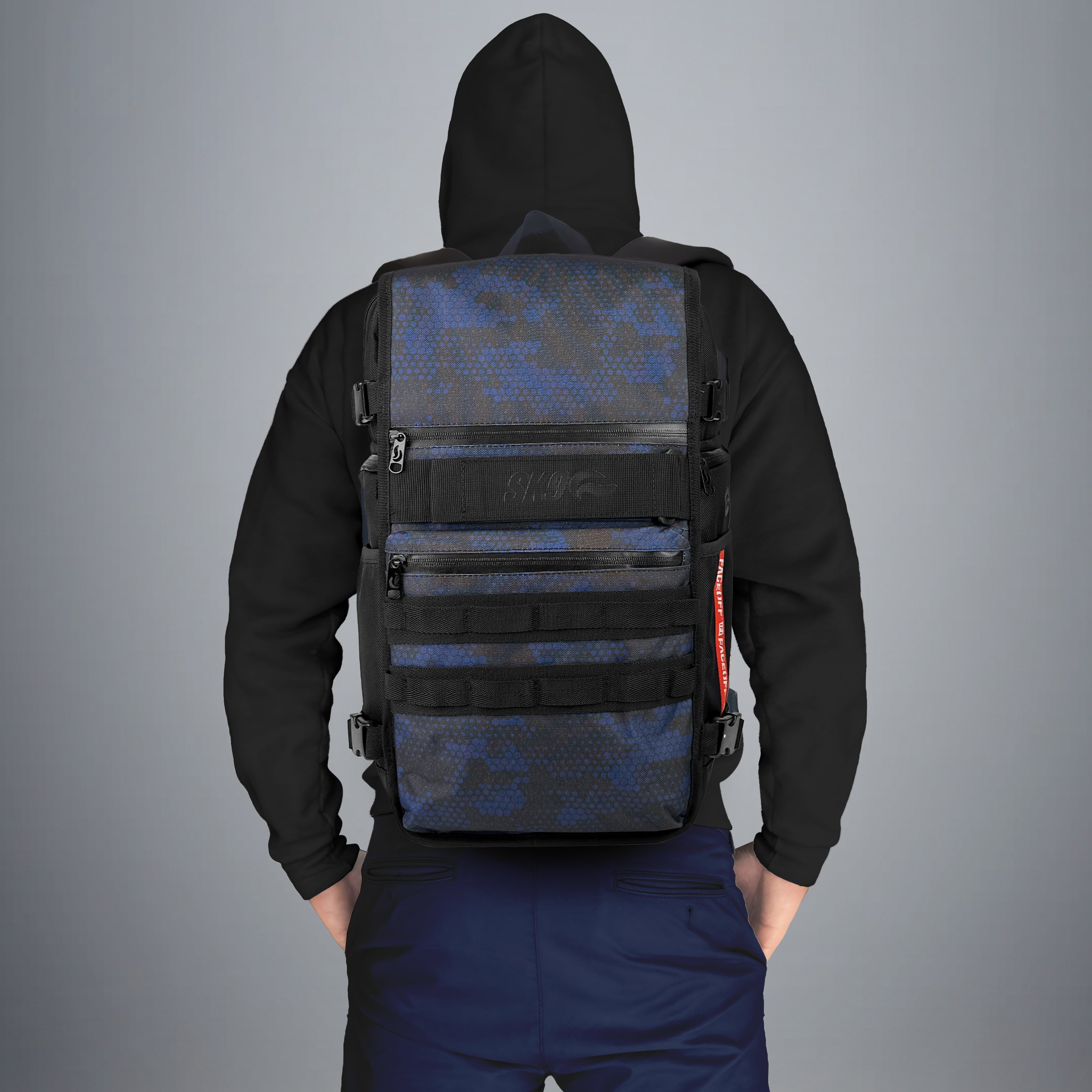 Utility Blue Camo - Faceoff®