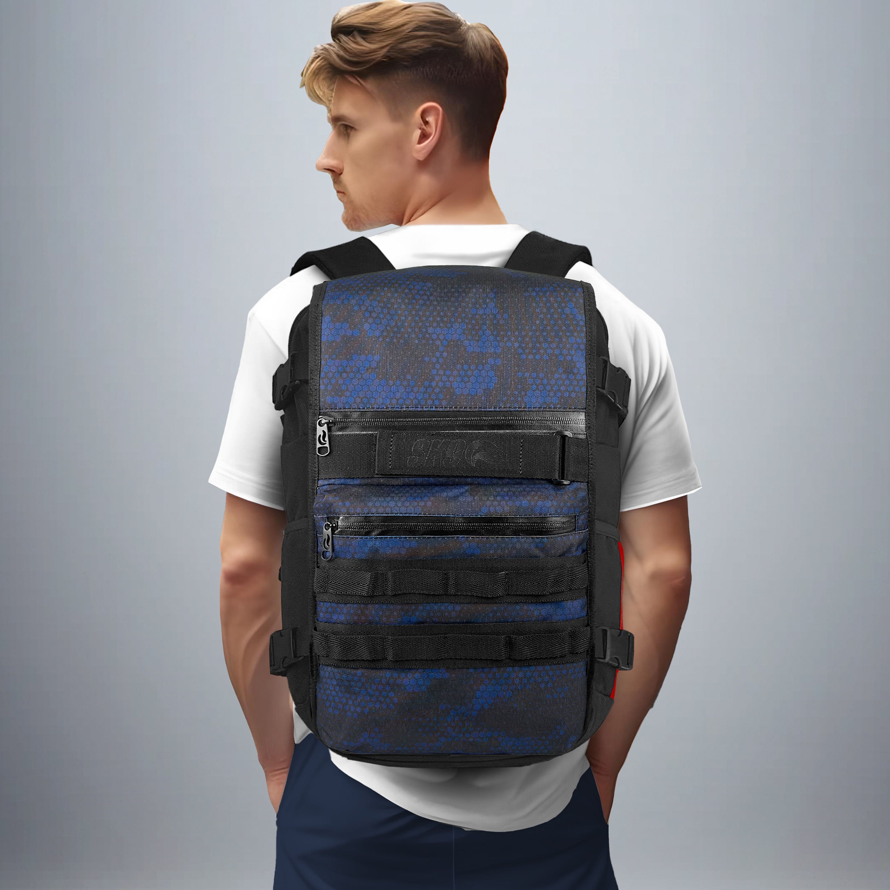 Utility Blue Camo - Faceoff® Medium