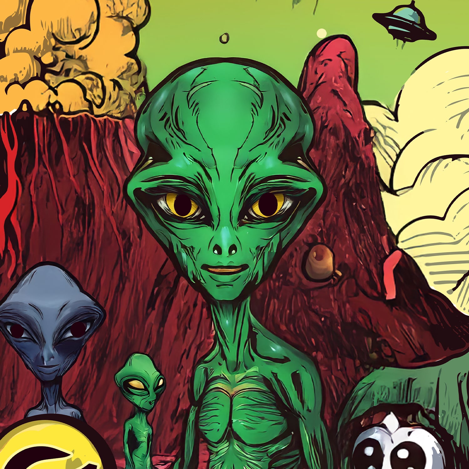 Psycho Alien - Faceoff® Medium