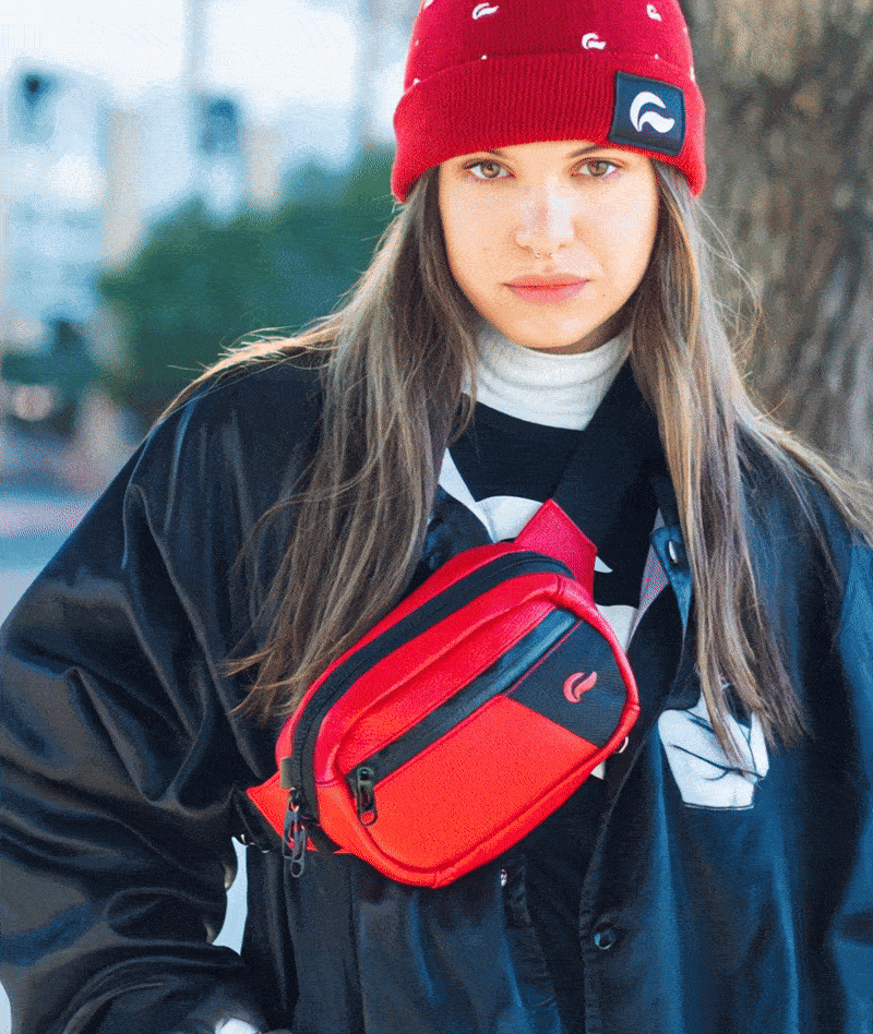 Hipster - Red Leather