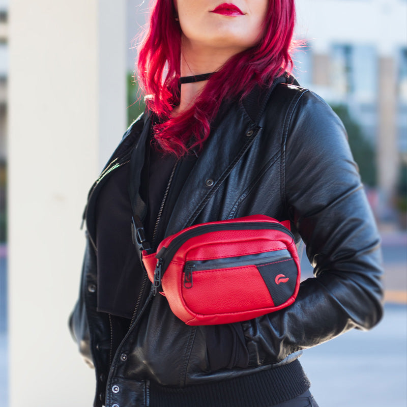 Hipster - Red Leather