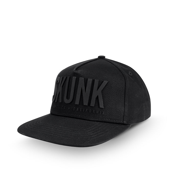 Black W/ Black Logo - Snap Back