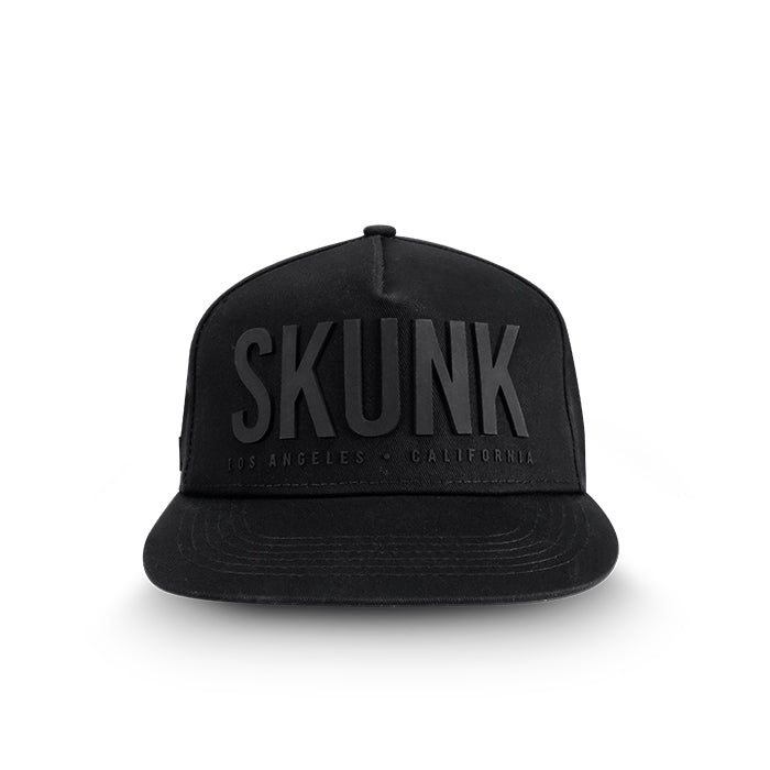 Black W/ Black Logo - Snap Back