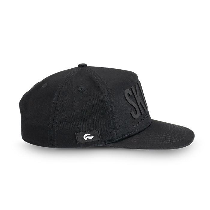 Black W/ Black Logo - Snap Back