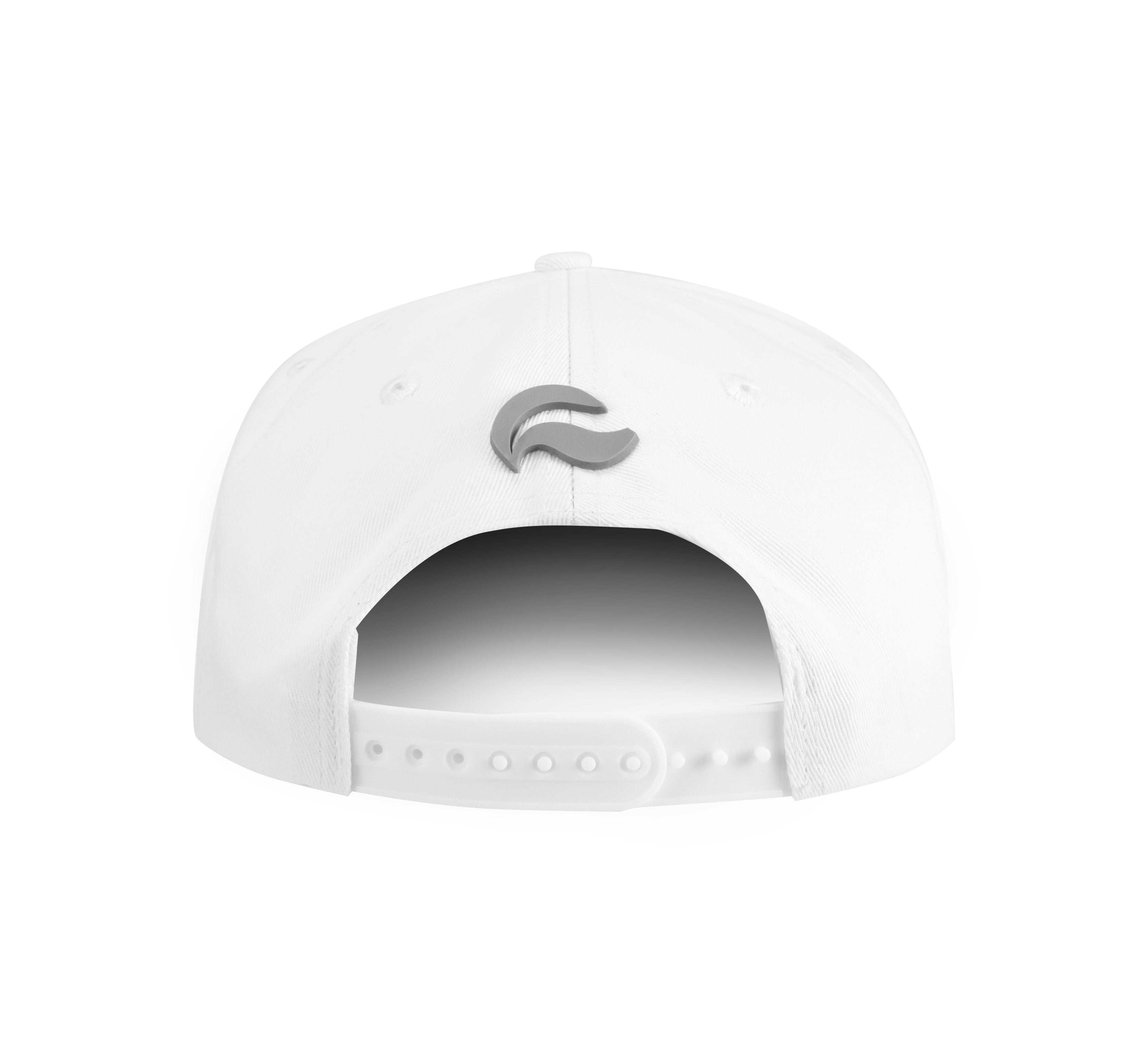 White W/ Gray Tails Logo - Snap Back