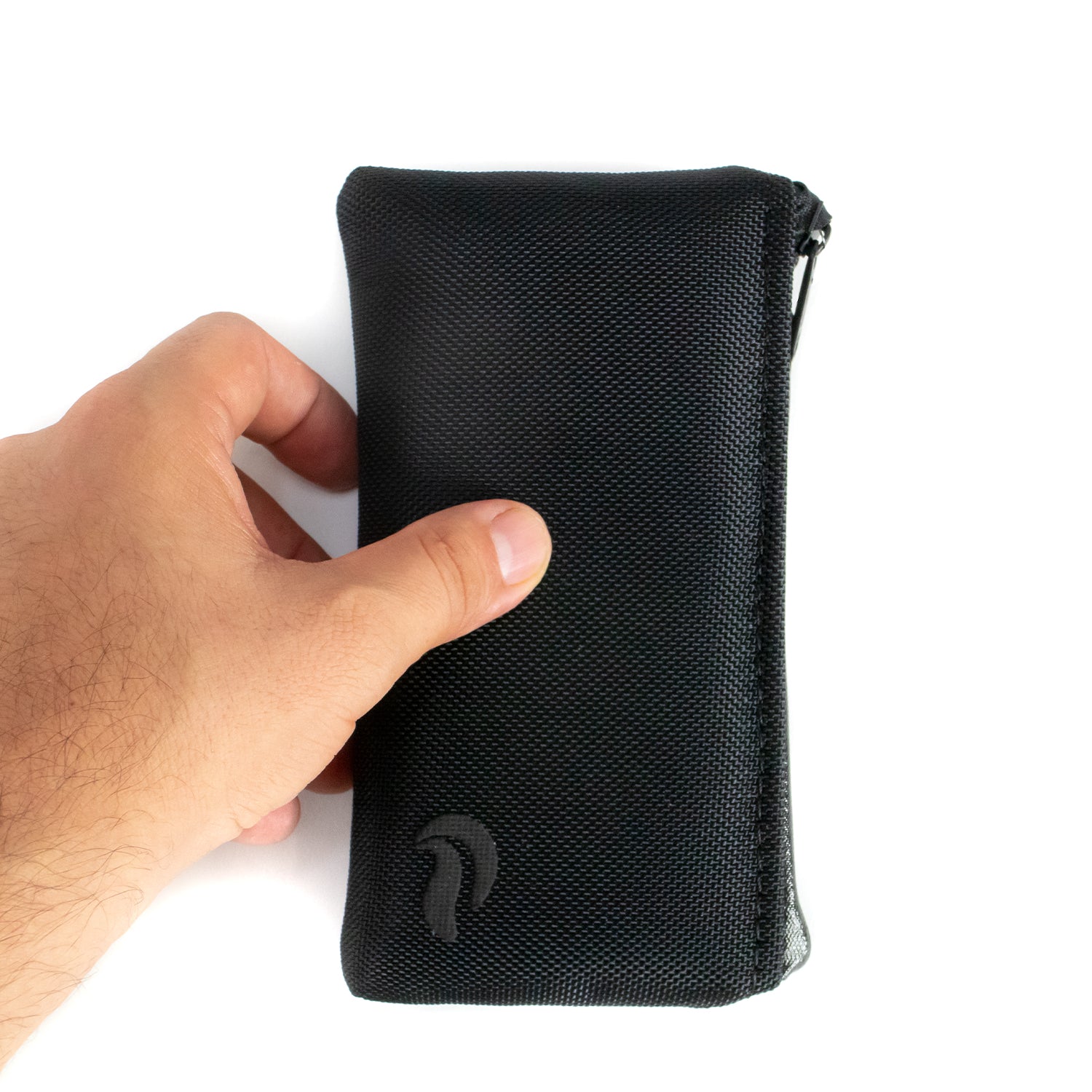 7" Zip Pouch - Black Canvas