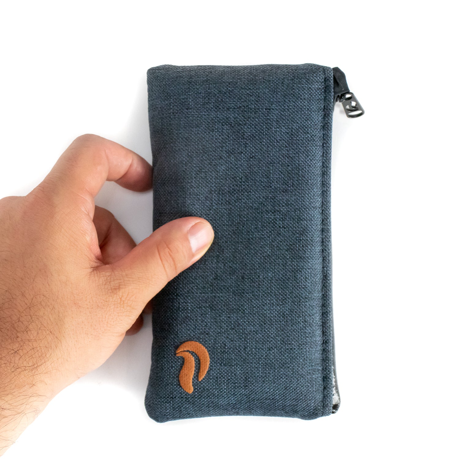 7" Zip Pouch - Denim Oxford