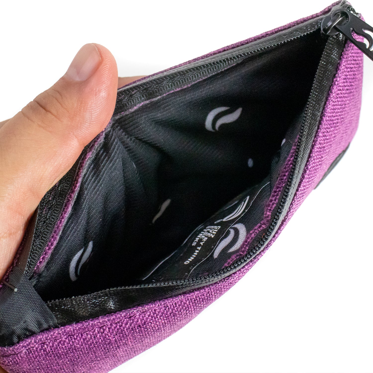 7" Zip Pouch - Lavender Oxford