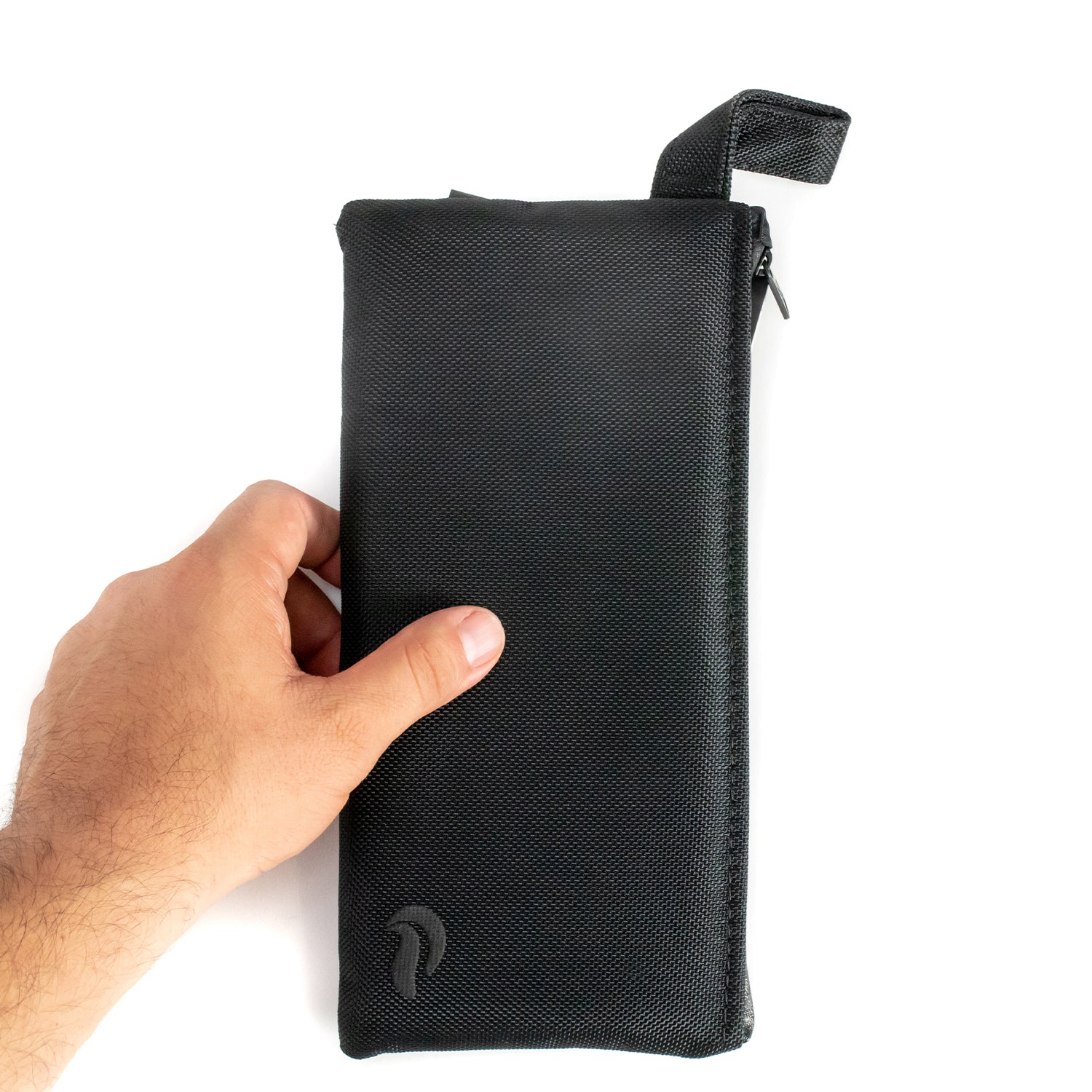 9" Zip Pouch - Black Canvas