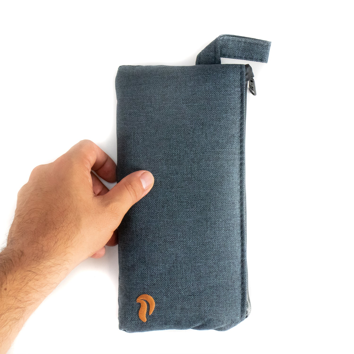 9" Zip Pouch - Denim Oxford
