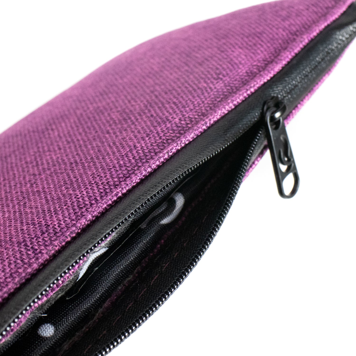 9" Zip Pouch - Lavender Oxford