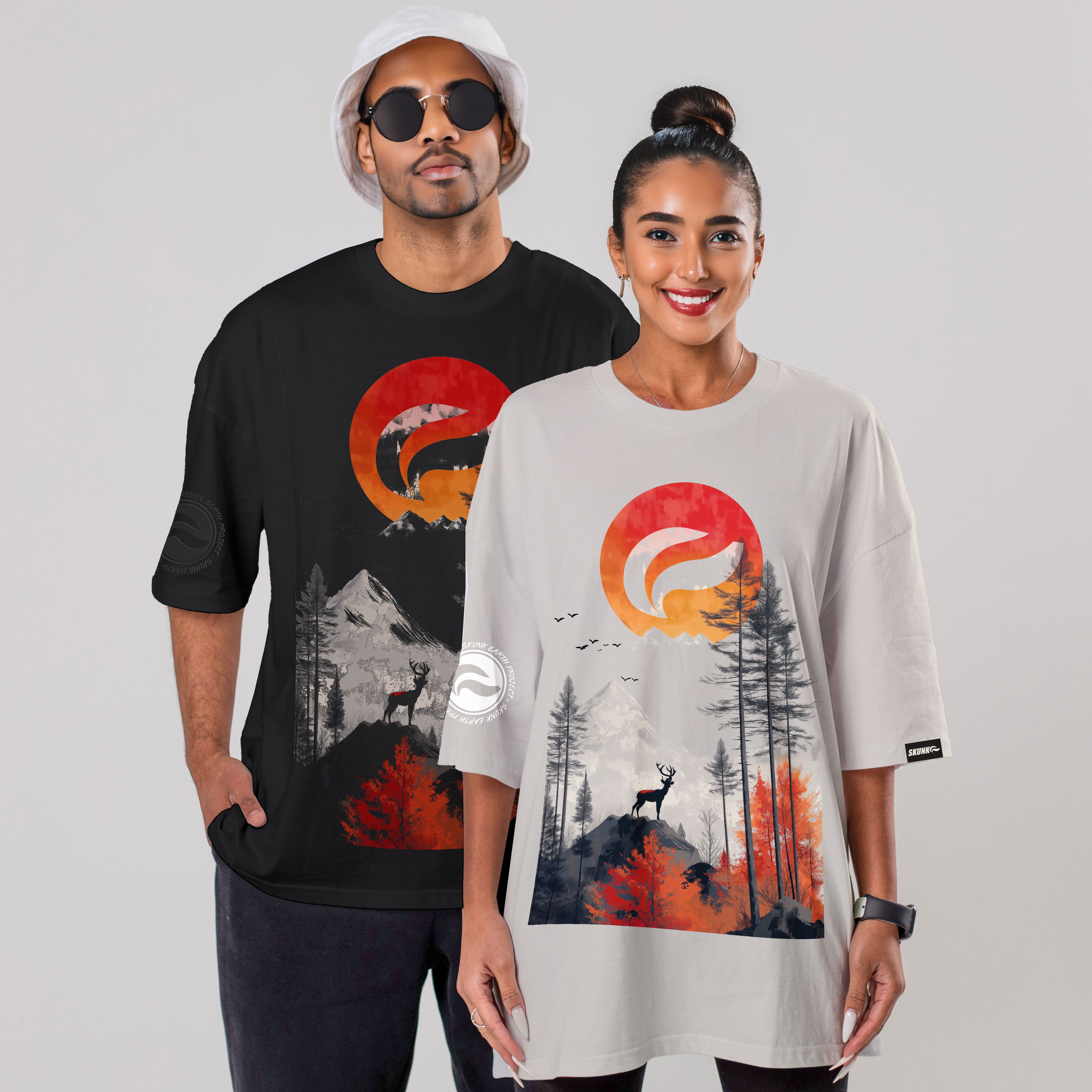 Silent Watcher- Oversized Tee