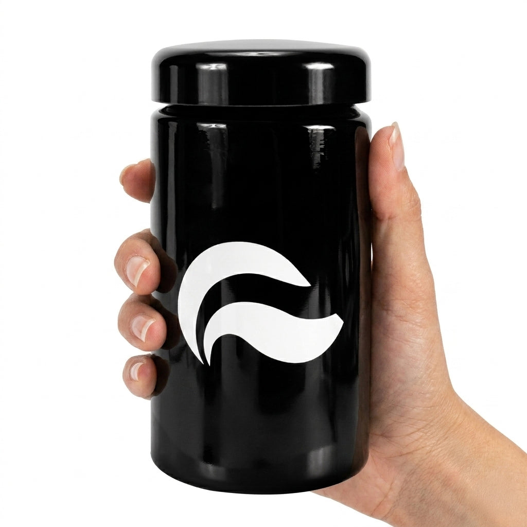 UV Glass Jar 500ml
