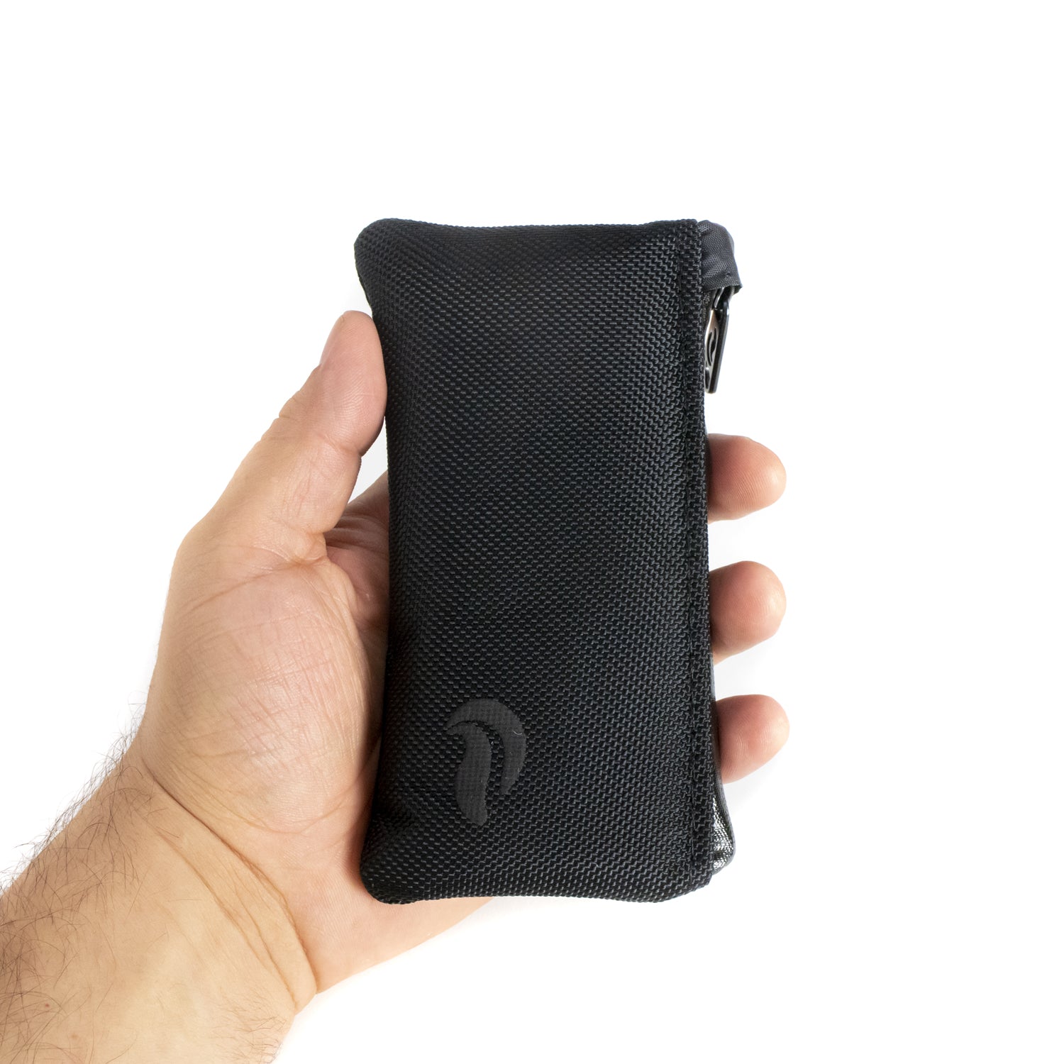 6" Zip Pouch - Black Canvas