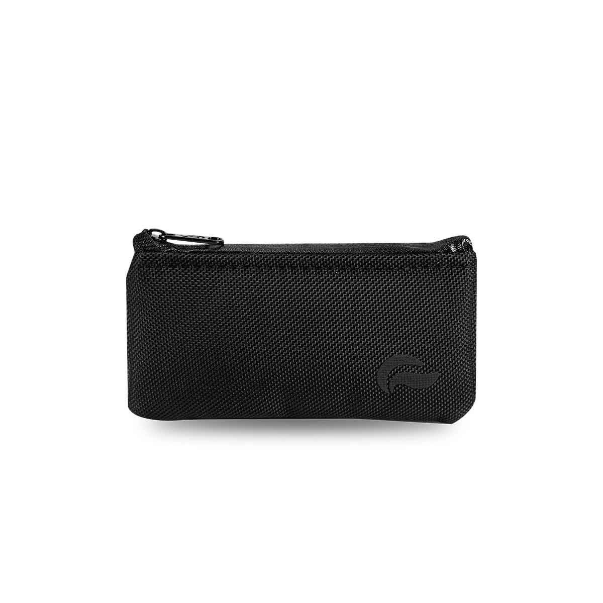 6" Zip Pouch - Black Canvas